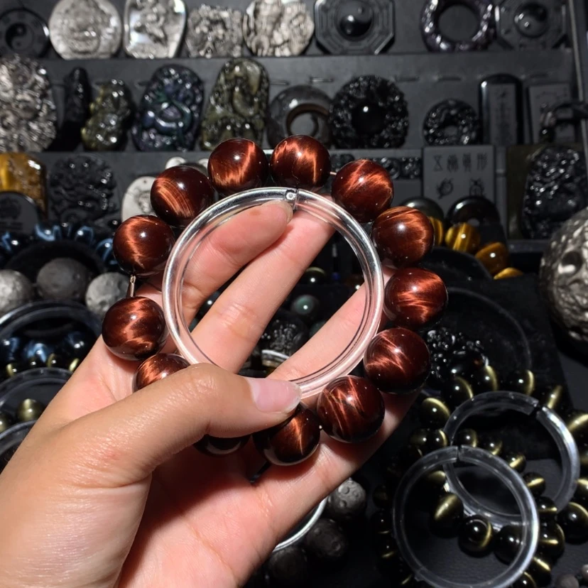 【闪购商品】木变石（虎睛石）手链未镶嵌金*堂