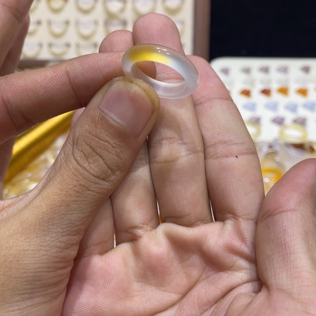 玛瑙/玉髓合金戒指20号港14