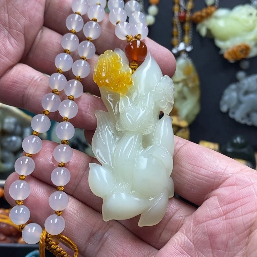 【闪购商品】蛇纹石玉吊坠未镶嵌