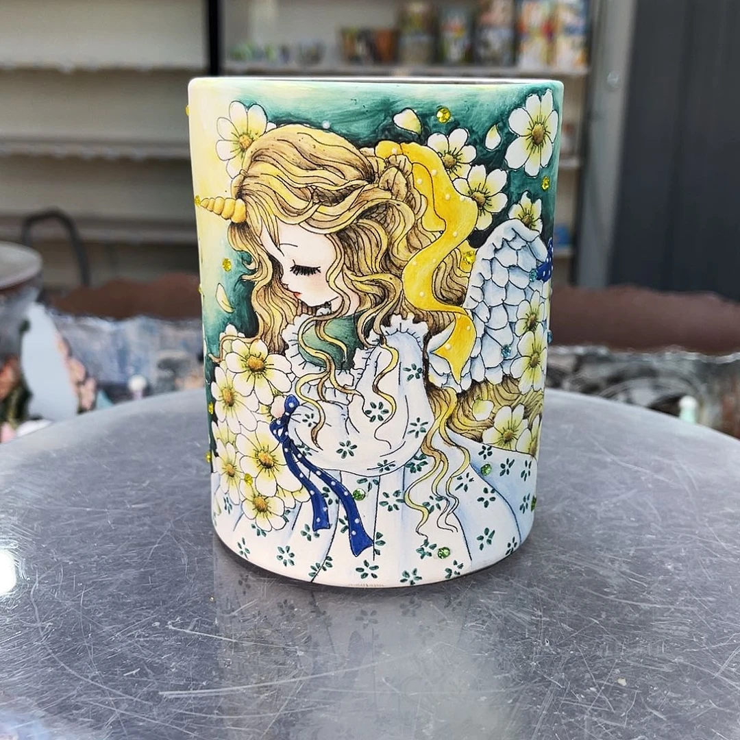 红陶妮****记多彩花盆一物一拍