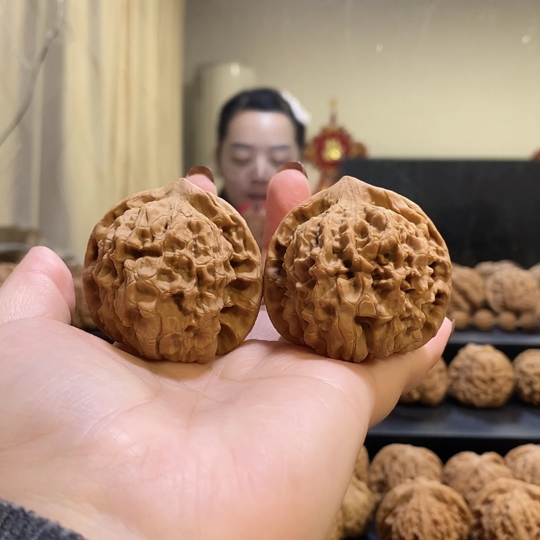 把件文玩核桃45➕龙鼎有伤