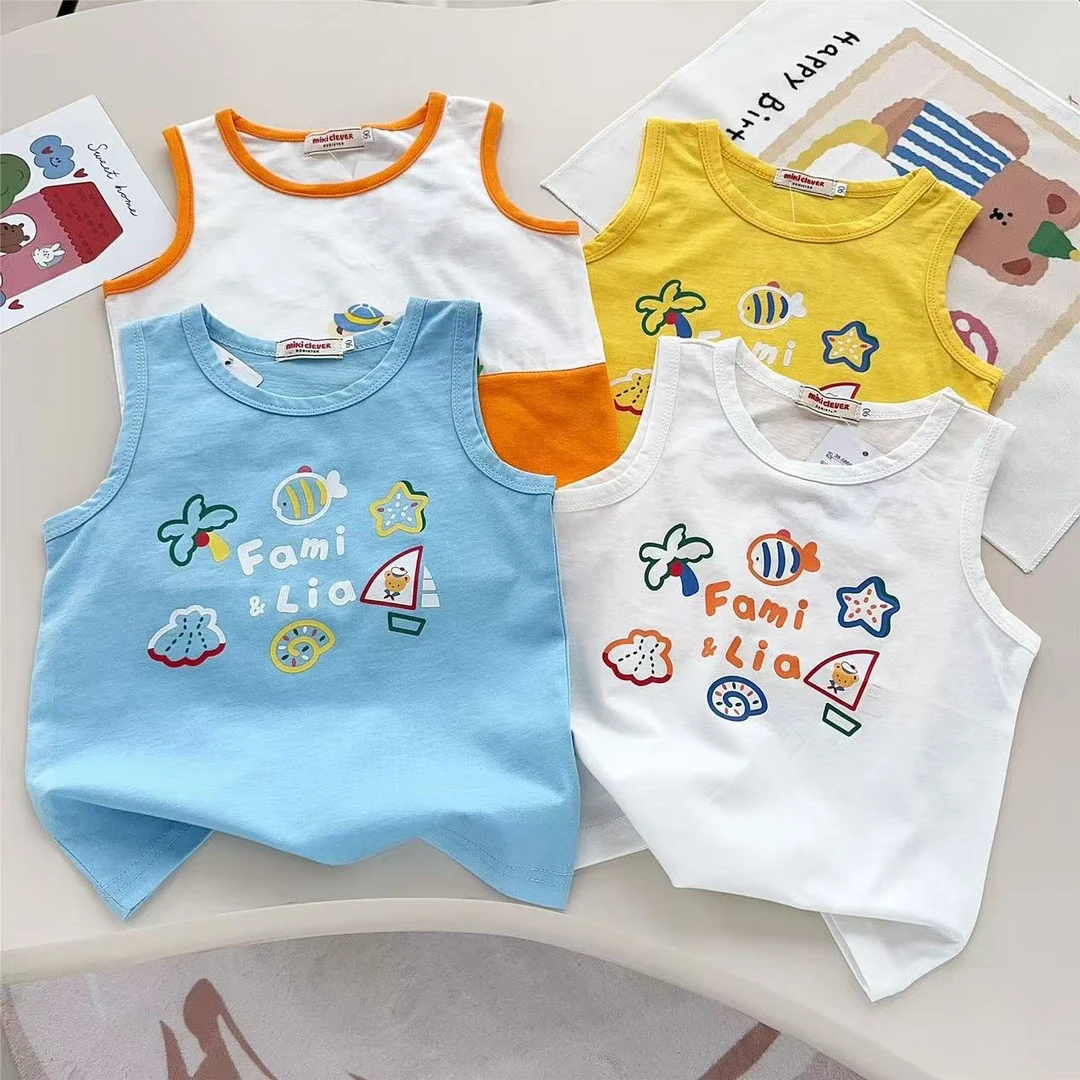 （现货）【夏季新品】宝宝日系可爱棉质背心集合