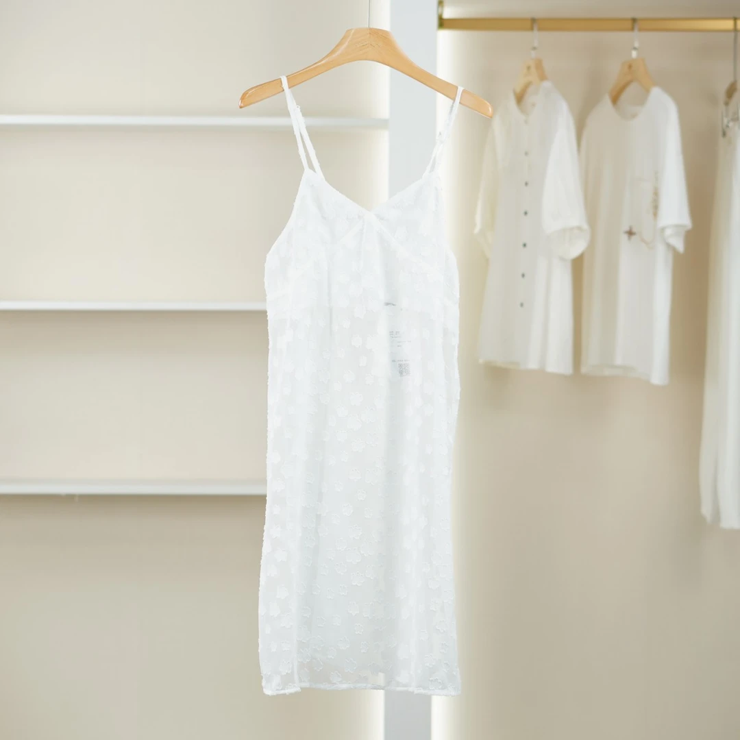 【麦迪尚品•品牌新款】5082320 韩版提花吊带裙夏季女装专柜撤柜