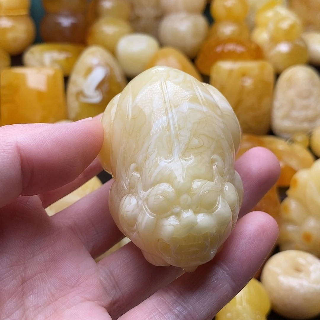 琥珀颈饰未镶嵌琥珀蜜蜡吊坠