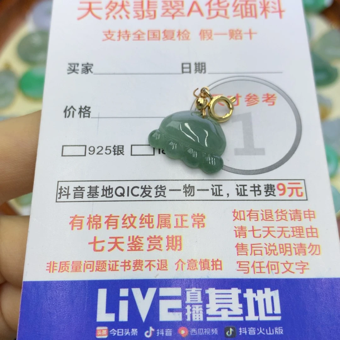 翡翠颈饰未镶嵌翡翠