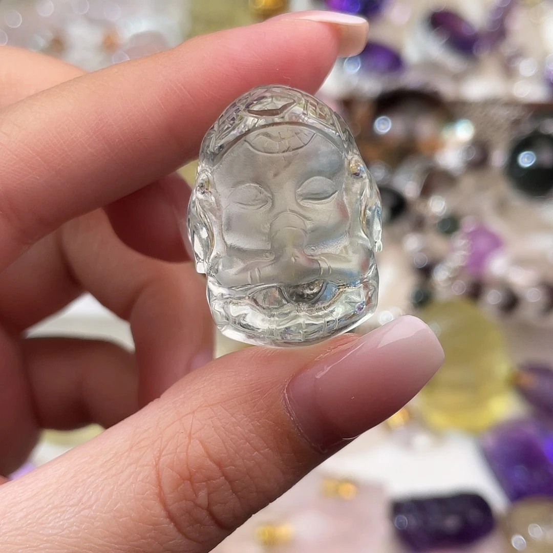 水晶颈饰未镶嵌?****.天然水晶吊坠082