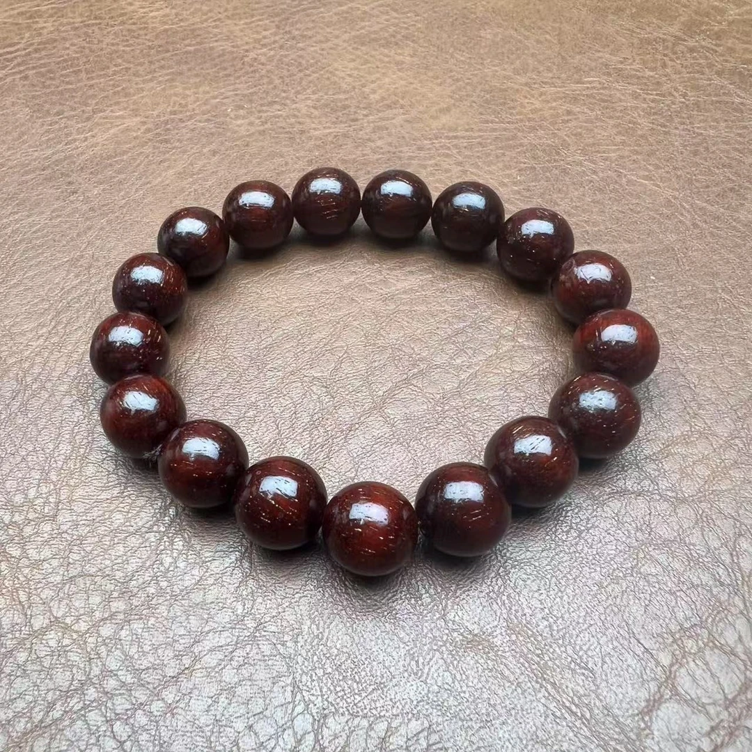 Y  F095  003   精品手串   爆星小叶紫檀(无礼盒)