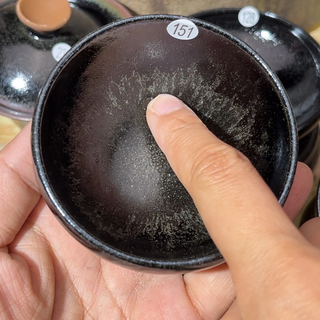 茶盏义兴龙窑坚持真柴烧微瑕