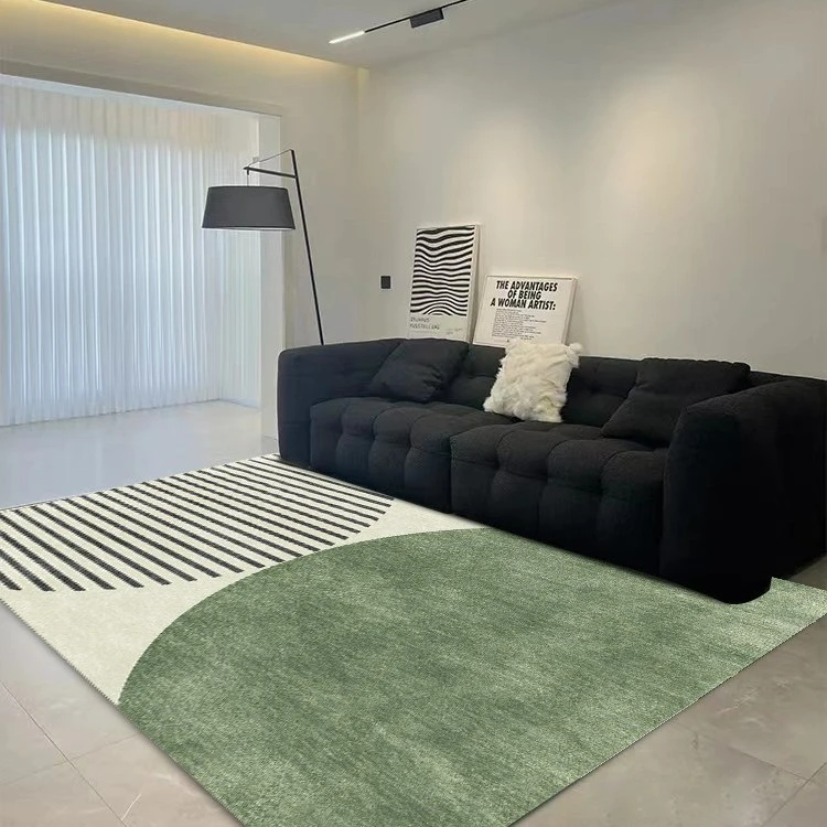 quanxin/全馨五防无胶客厅地毯简约超柔仿羊绒卧室地毯大面积满铺