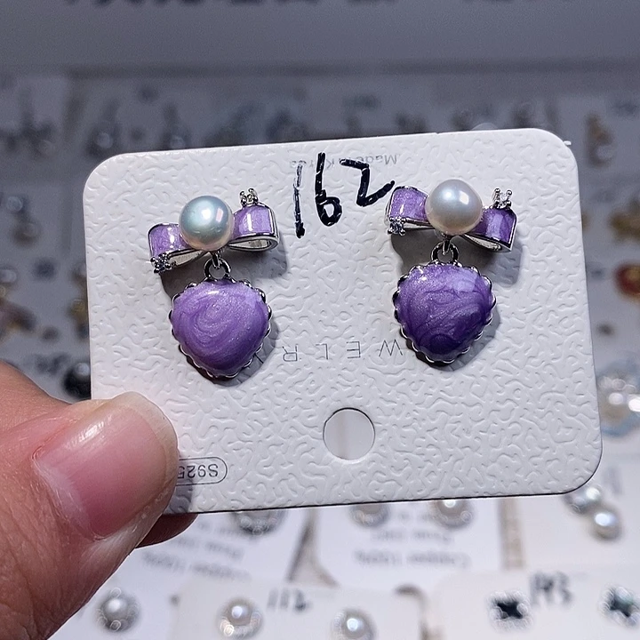 未镶嵌耳饰淡水珍珠