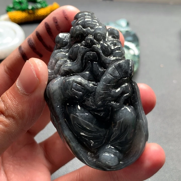 翡翠未镶嵌颈饰保真天然a货翡翠