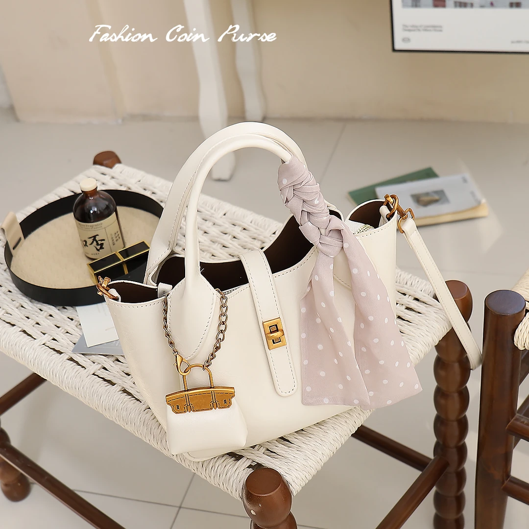 流行小众设计手提包包女2025新款爆款水桶包菜篮子包单肩斜挎包包