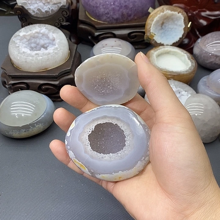 摆件未镶嵌紫晶聚宝盆