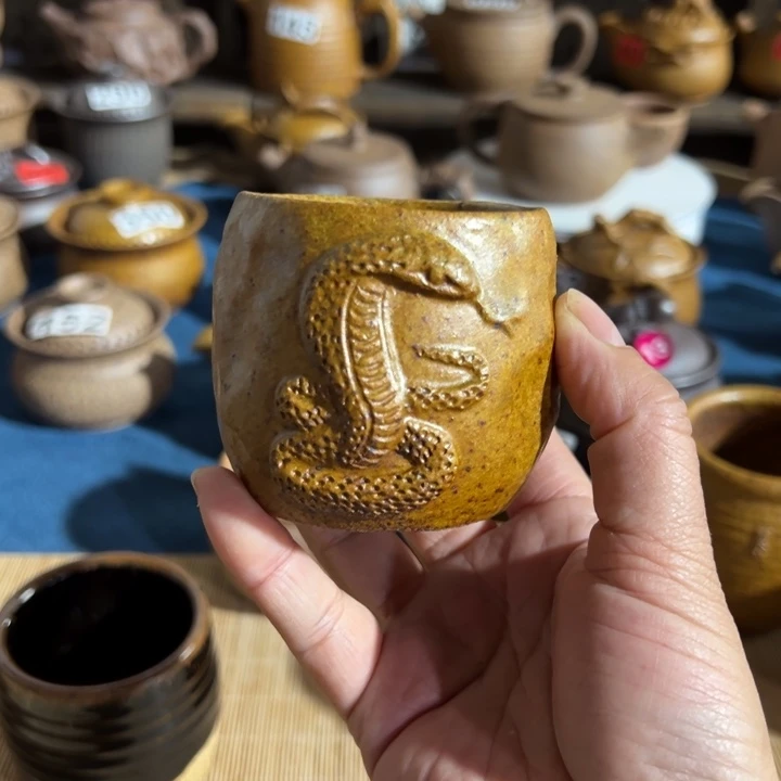 缸120 毫升原谷烧高温粗瓷