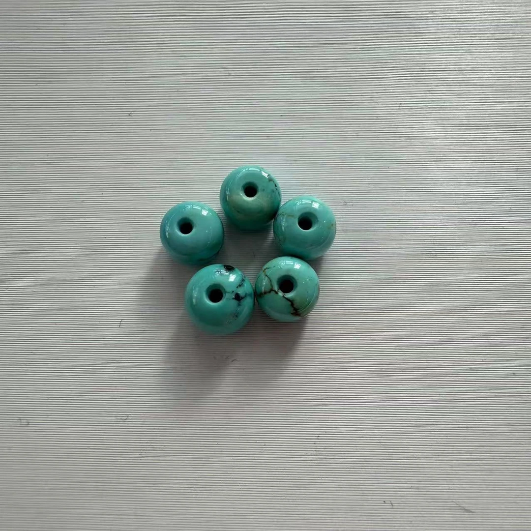 5909#绿松石单珠5mm（5颗一组）