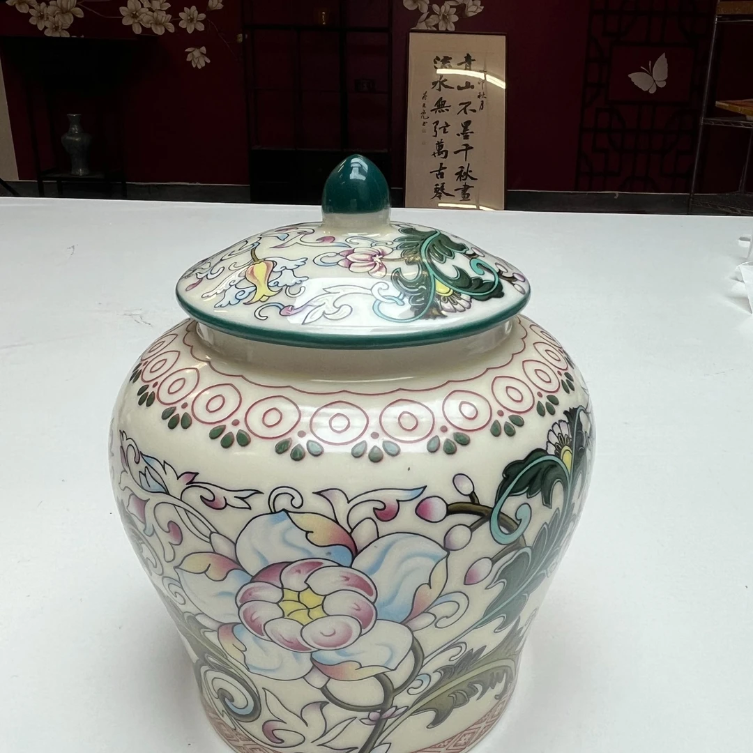 茶叶罐-珐琅彩向日葵ZH305