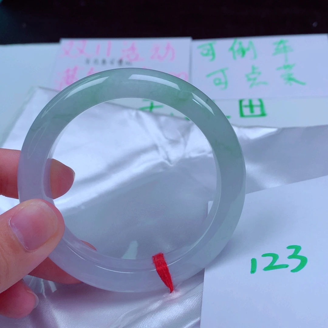 未镶嵌手镯翡翠缅甸天然A货翡翠手镯55