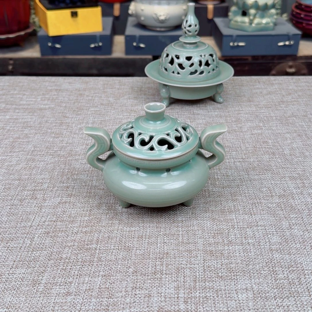 摆件陶瓷旧藏摆件