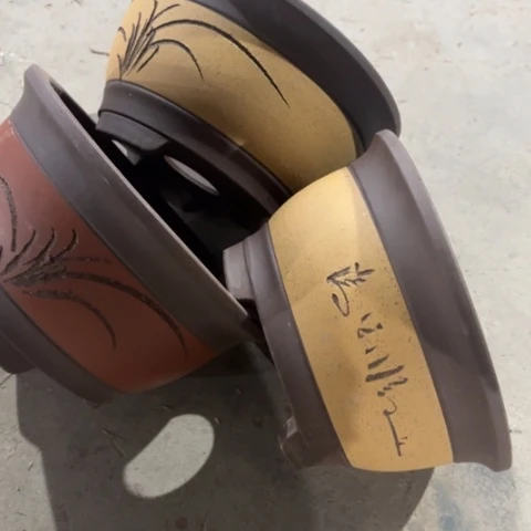 紫砂花盆50-3。       22.5-12