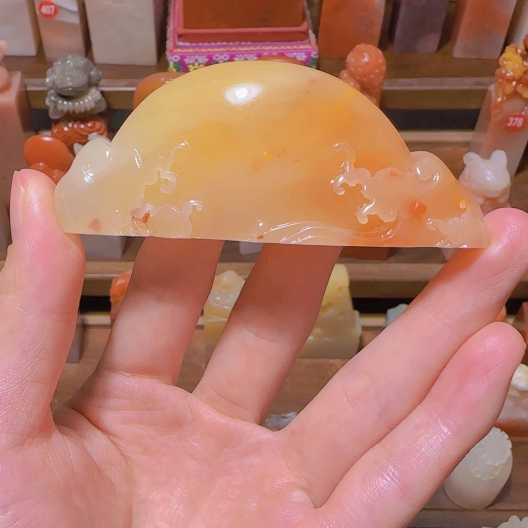 瑞***姐昌化石印石篆刻作品