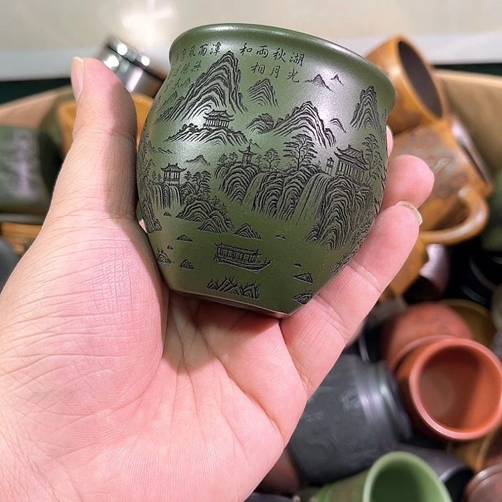 茶杯紫砂全手工紫砂主人杯