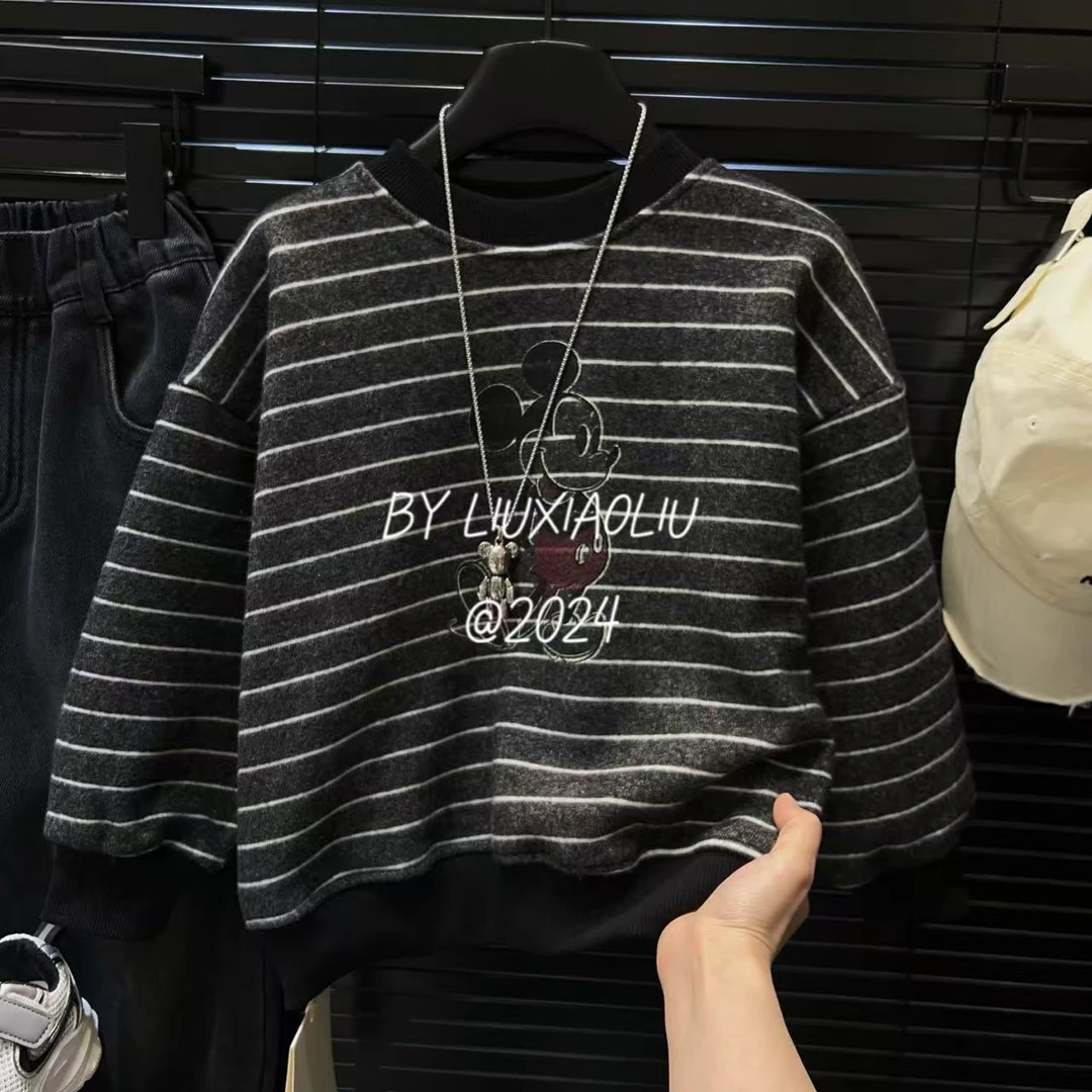 杭州六小六正版 BY LIUXIAOLIU冬季儿童加绒卫衣12534