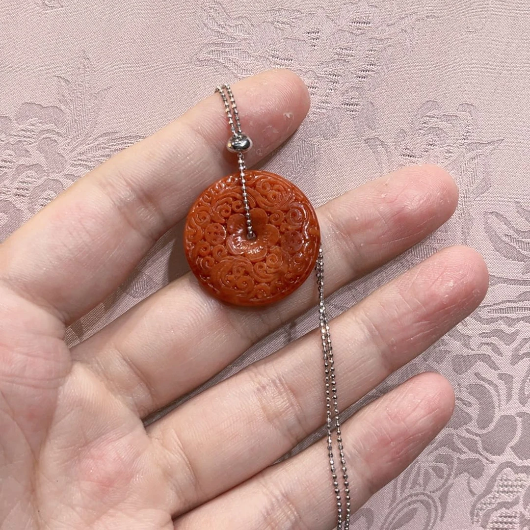 翡翠银S925镶嵌吊坠(不含链)