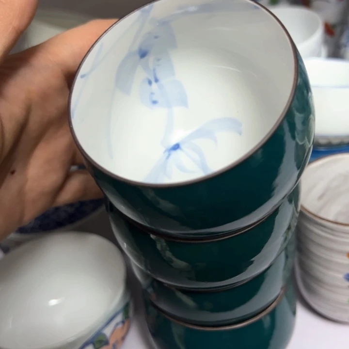 盖碗瓷器直播放漏中