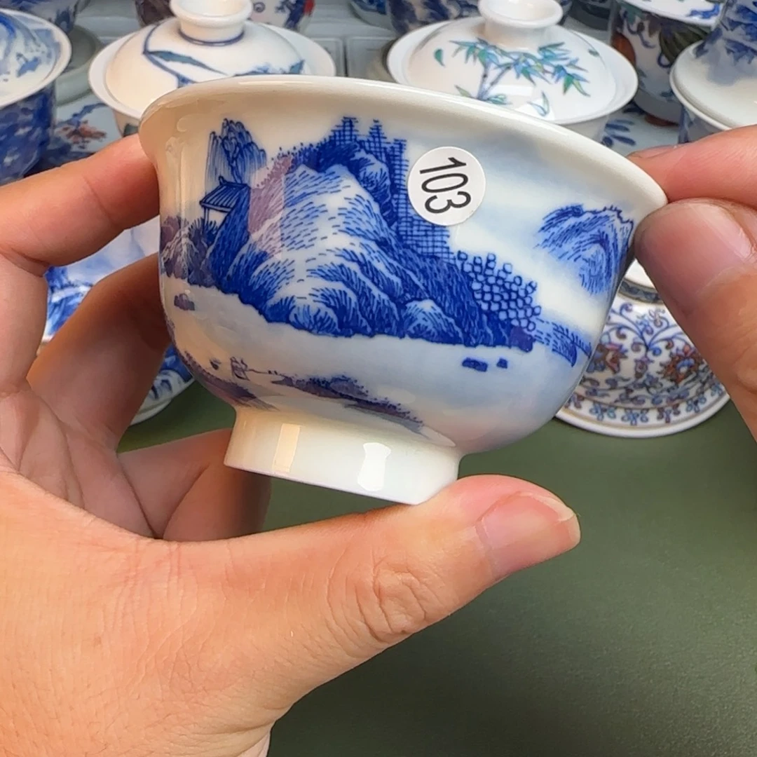 彦祖纯手工手绘茶具103