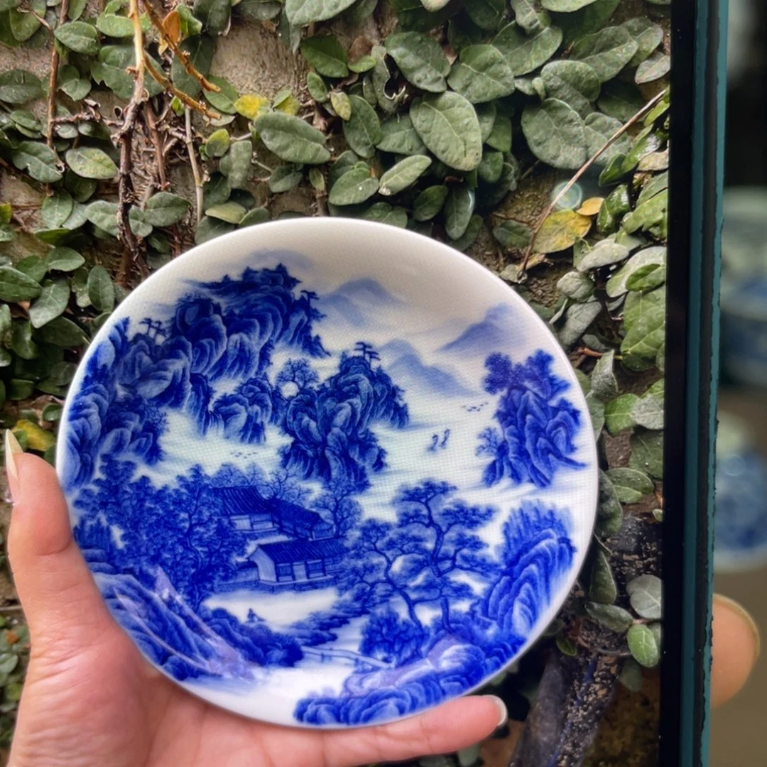 墨***白景德镇陶瓷手工手绘