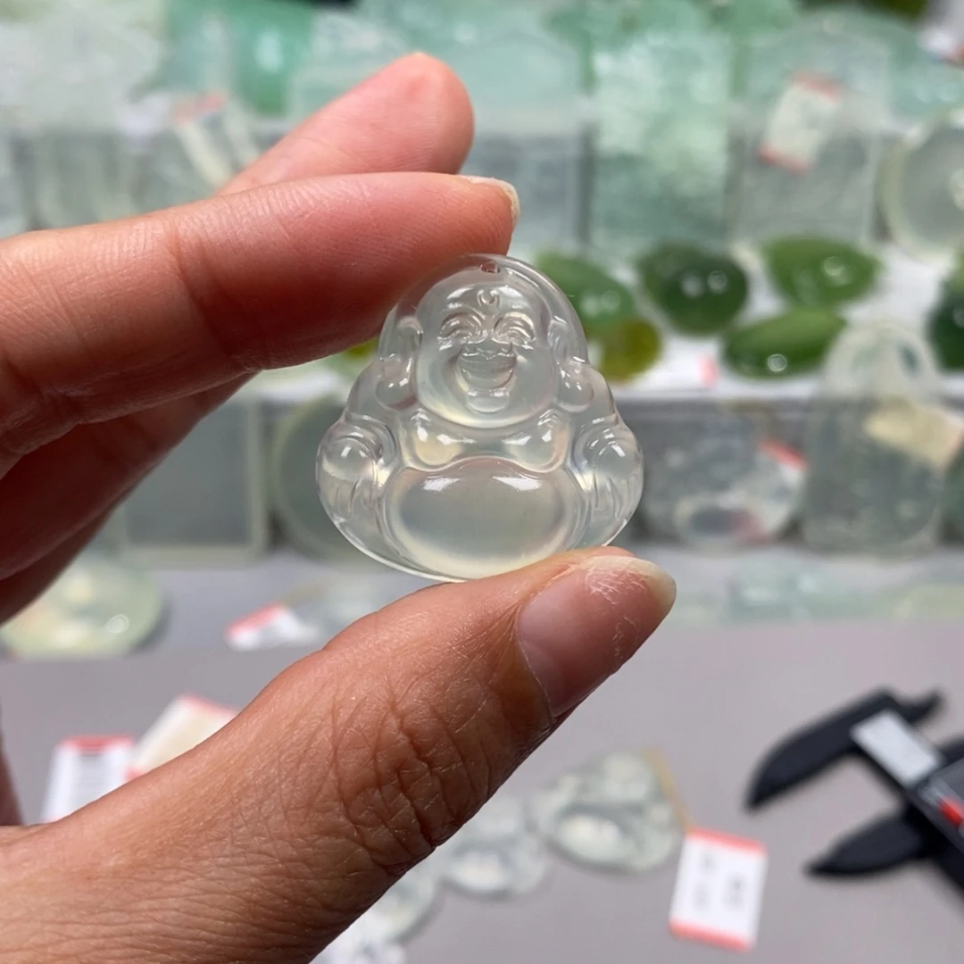 蒙***虎蛇纹石玉未镶嵌颈饰