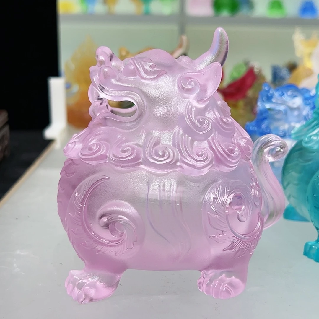 【闪购商品】手工艺品琉璃狻猊香炉中号