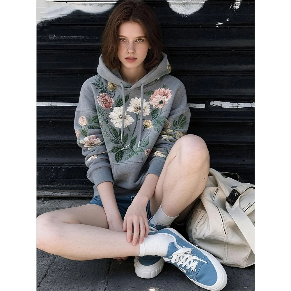 2025秋季新款今年流行慵懒风高级感独特超好看洋气宽松卫衣外套女