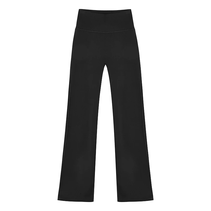 【达人专属】高腰塑型显瘦瑜伽裤高弹提臀微喇鲨鱼裤D10BKN9748