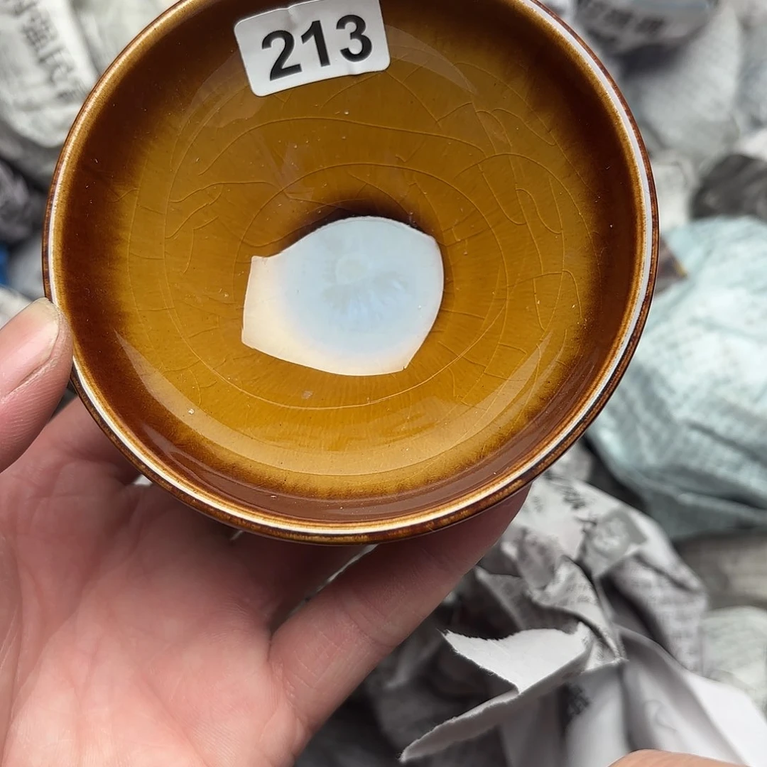 茶盏建盏主人杯一只微瑕