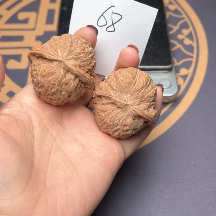 文玩核桃把件会****巴41南瓜墩