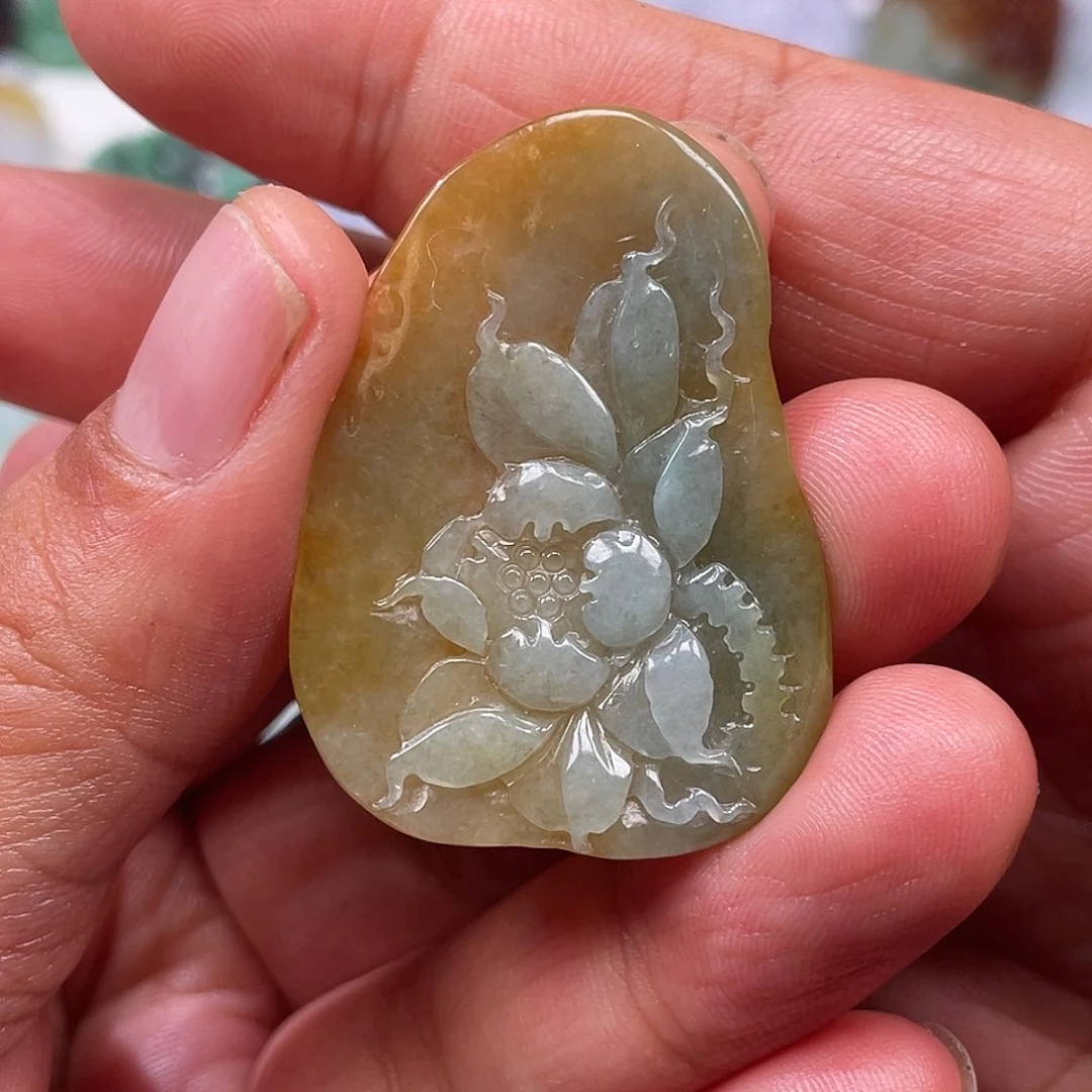 颈饰未镶嵌翡翠翡玉缘翡翠