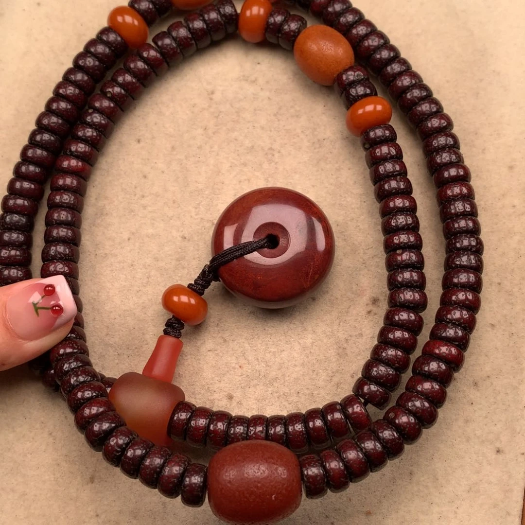 吊坠星月菩提抓**山