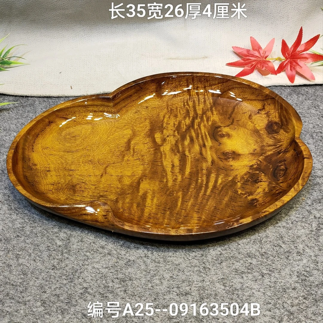 黄金樟树榴实木水果盘果篓热卖现代简约时尚设计多用家用