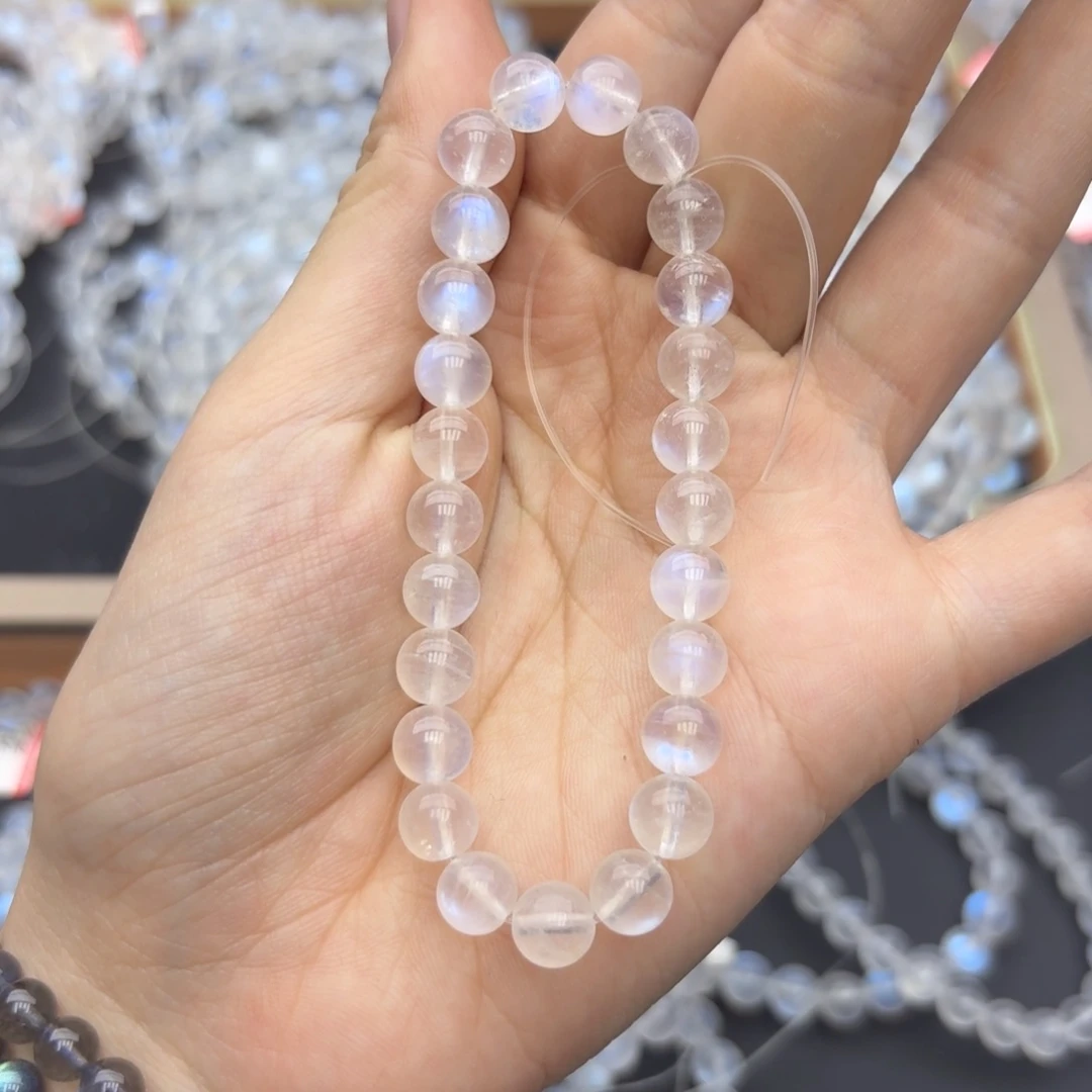 手链未镶嵌月光石蓝月光单圈卡7妈妈左右