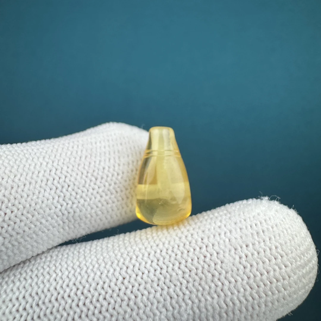 Z5229天然蜜蜡三通9*16.2mm支持复检假一罚十