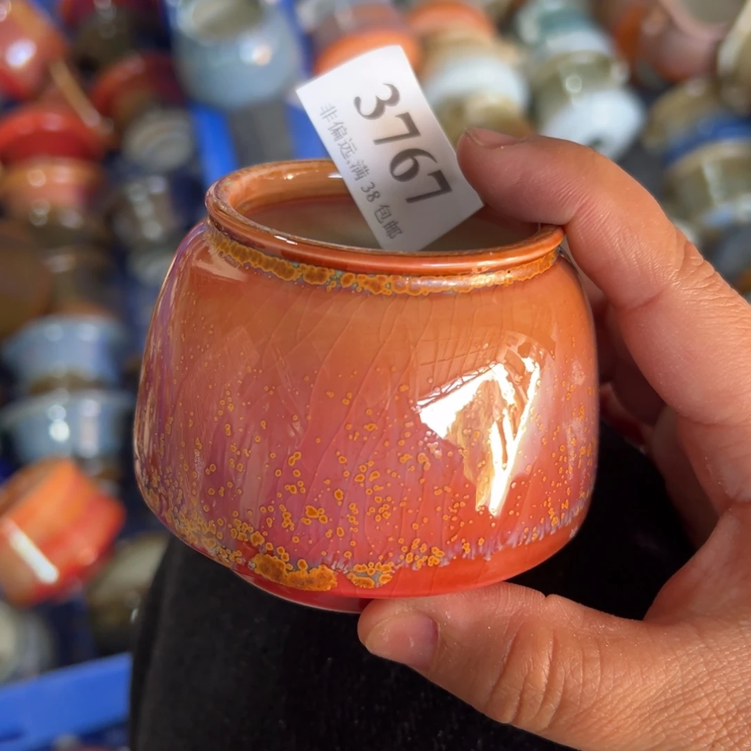 红陶景德镇手工花盆