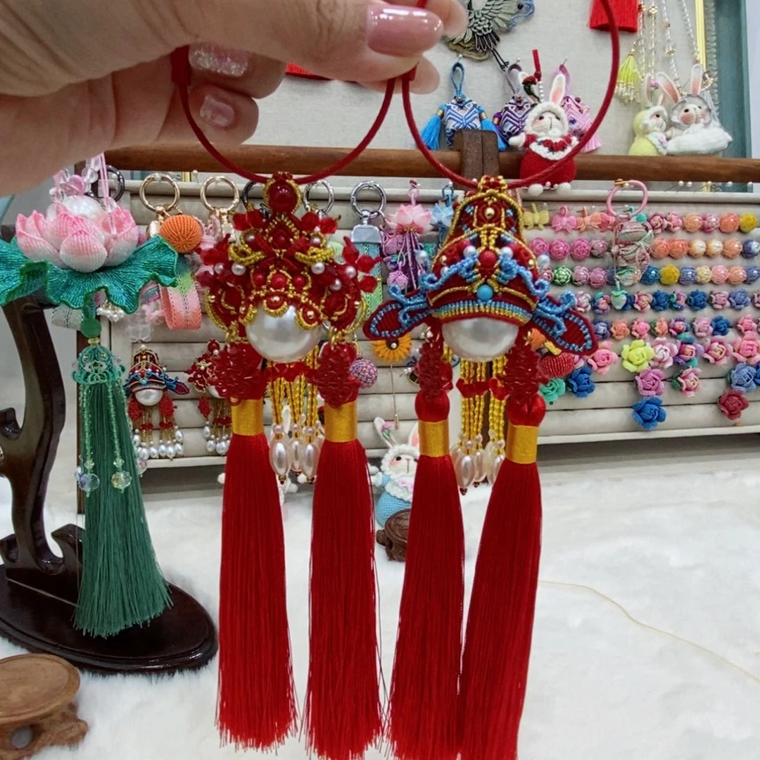 长相守花嫁挂件手工编绳