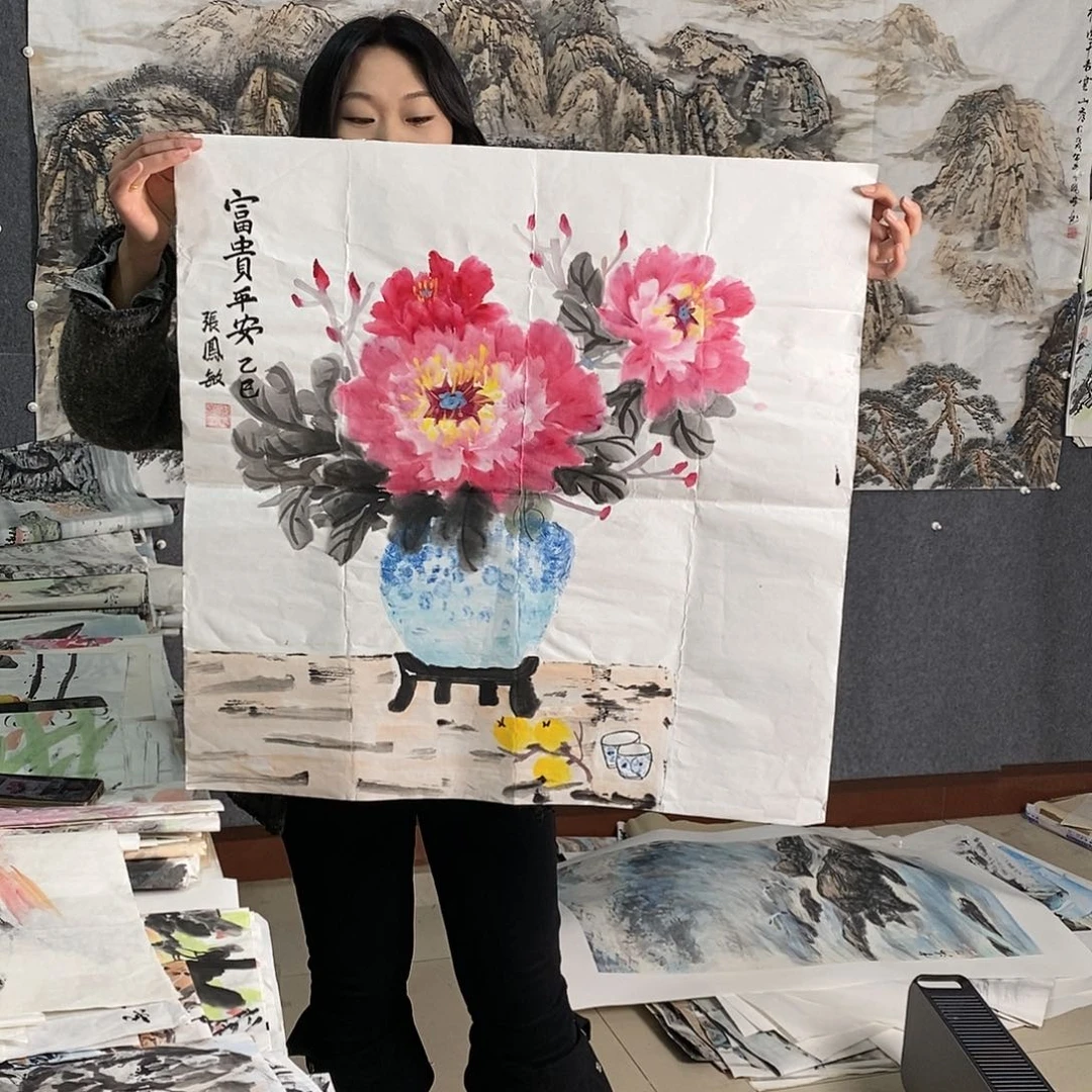 国画手写手绘国画作品51