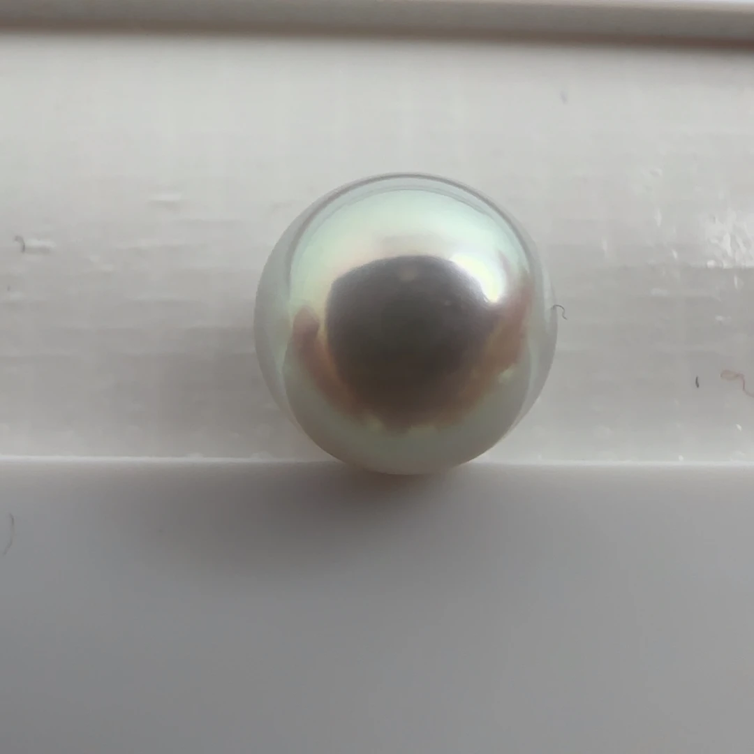 裸珠海水珍珠未镶嵌Akoya真多麻色6.5-7 不鉴赏 可定制