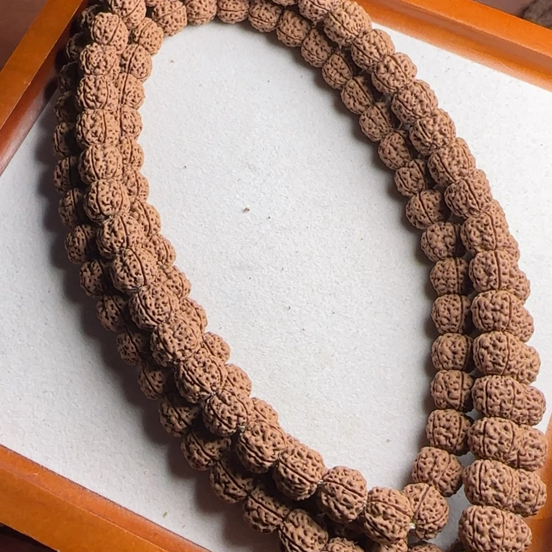 金刚菩提吊坠原桩方墩盘龙脖挂尺寸11