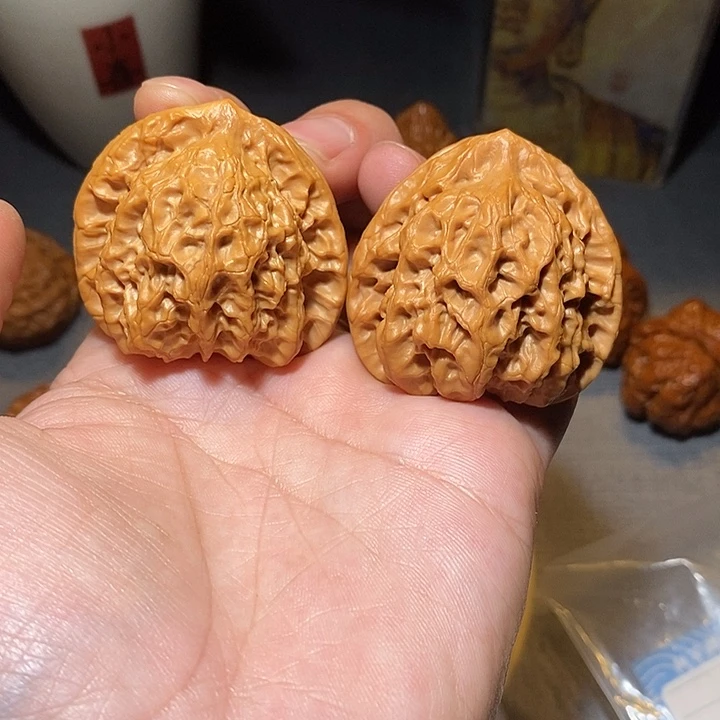 文玩核桃把件全品无修43尺蓟县佛肚