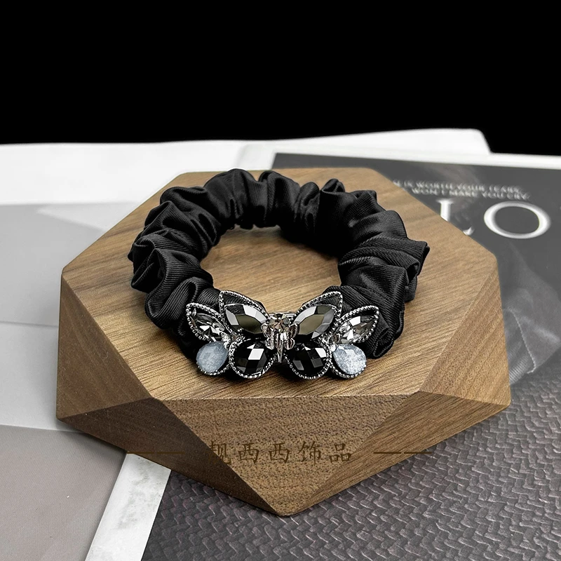 【LXX靓西西】8019 蝴蝶发圈时尚精致感高弹力面膜发圈