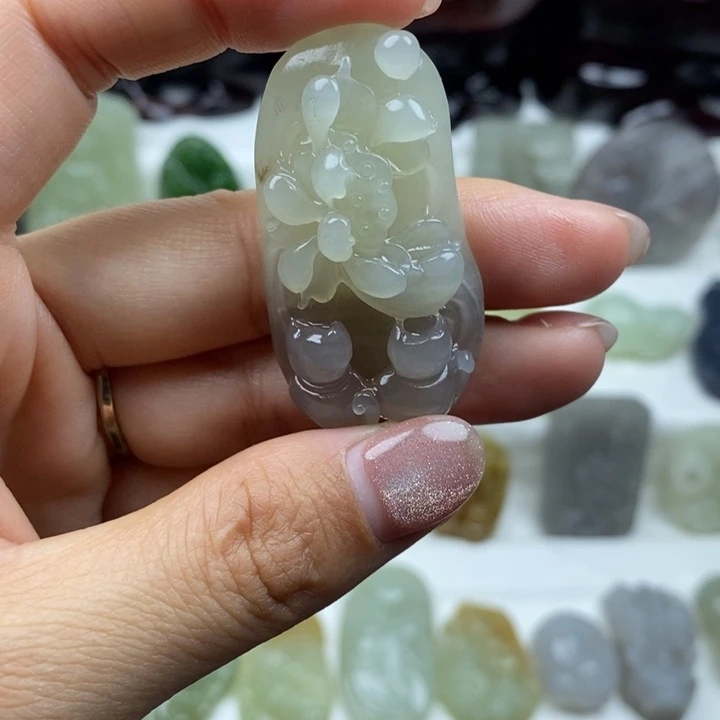 和田玉（碧玉）未镶嵌颈饰38