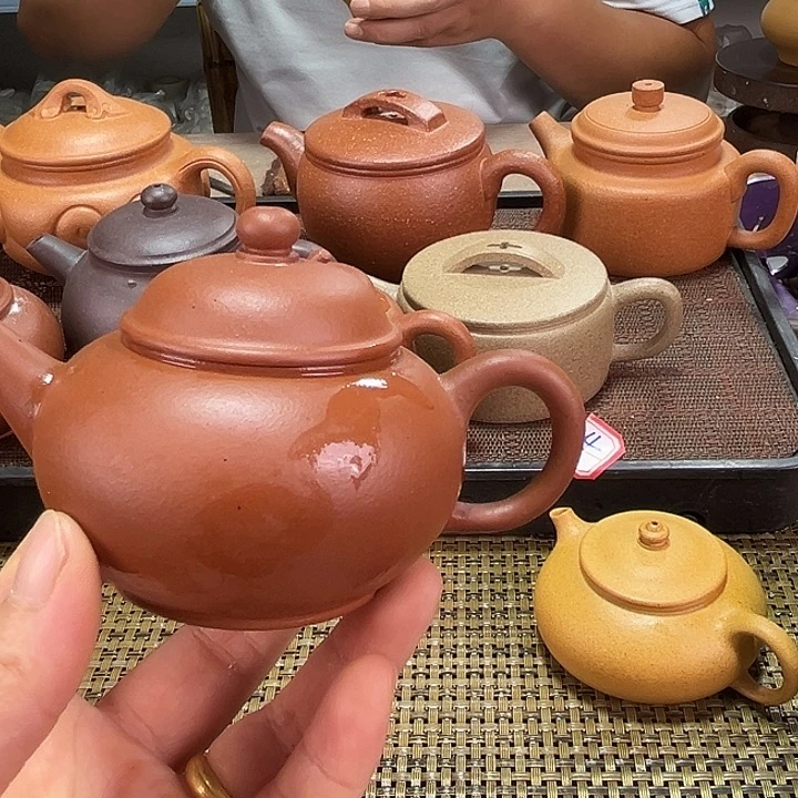 啤****茶壶紫砂瑕疵品120cc宜兴